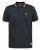 D555 Kirby Birdseye Pique Polo Black - Поло тениски - мъжки тениски с яка големи размери