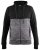 D555 Finnley Couture Hoody With Chest Embroidery Black - Суичъри & cуичъри с качулка - мъжки суичъри големи размери