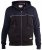 D555 Vincent Full Zip Hoody With Chest And Sleeve Piping Detail - Суичъри & cуичъри с качулка - мъжки суичъри големи размери
