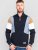 D555 Kenington Cut And Sew Half Zipper Sweatshirt - Суичъри & cуичъри с качулка - мъжки суичъри големи размери