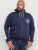 D555 Eaton Full Zip Hoodie Navy - Суичъри & cуичъри с качулка - мъжки суичъри големи размери
