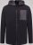 D555 Damien Micro Fleece Zip Through Hoody Черно/Сиво - Суичъри & cуичъри с качулка - мъжки суичъри големи размери