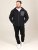 D555 Damien Micro Fleece Zip Through Hoody Черно/Сиво - Суичъри & cуичъри с качулка - мъжки суичъри големи размери