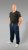 20 Nodi Libeccio Long Leg Sports Pants in Combed Cotton Jersey Navy - Спортни панталони & Kъси панталони - мъжки спортни панталони големи размери