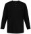 JP1880 702555 Тениска Henley с дълъг ръкав Черно - Тениски - мъжки тениски големи размери