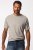 JP1880 702637 Тениска с обло деколте 2 броя Сиво меланж - Тениски - мъжки тениски големи размери