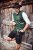 JP1880 Genuine Leather Traditional Lederhosen Shorts Black - Шорти - мъжки къси панталони големи размери
