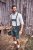 JP1880 Genuine Leather Traditional Lederhosen Shorts Green - Шорти - мъжки къси панталони големи размери