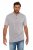 JP1880 708420 Тениска Henley 2 броя Сиво меланж - Тениски - мъжки тениски големи размери