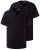 JP1880 708420 Тениска Henley 2 броя Тъмносиньо - Тениски - мъжки тениски големи размери