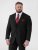 D555 Ted 4 Way Stretch Tailored Suit Jacket Черно - Костюми - мъжки костюми големи размери
