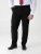 D555 Ted 4 Way Stretch Tailored Trouser Черно - Костюми - мъжки костюми големи размери