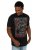 JP1880 Pink Floyd Retro Graphic Comfort Fit Band T-Shirt Black - Тениски - мъжки тениски големи размери