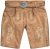 JP1880 Premium Goat Suede Staghorn Embroidery Shorts Leather Brown - Шорти - мъжки къси панталони големи размери