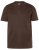 JP1880 Henley Basic T-Shirt with Buttons Brown - Тениски - мъжки тениски големи размери