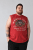 Kam Jeans 5763 Hawaii Surf Vest Sleeveless T-Shirt Washed Red - Тениски - мъжки тениски големи размери