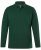 JP1880 Polo Shirt Long Sleeve Pique Dark Green - Поло тениски - мъжки тениски с яка големи размери