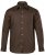 JP1880 Shirt Business Long Sleeve Brown - Ризи - мъжки ризи големи размери