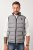JP1880 Quilted Vest Outdoor Stand-up Collar Grey - Якета - мъжки якета големи размери