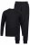 JP1880 Two-piece Pyjamas Long Sleeve and Long Trousers Black - Бельо & Бански шорти - Мъжко бельо големи размери
