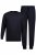 JP1880 Pyjamas Two-piece Long Sleeve and Long Trousers Navy - Бельо & Бански шорти - Мъжко бельо големи размери
