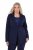 Ulla Popken 812754 Блейзър от жарсе пунто ди Рома Тъмносиньо - Блейзери - Блейзъри в големи размери за жени