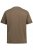 JP1880 Comfortable Fit Vintage Look T-Shirt Light Brown - Тениски - мъжки тениски големи размери
