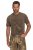 JP1880 Comfortable Fit Vintage Look T-Shirt Light Brown - Тениски - мъжки тениски големи размери