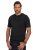 JP1880 818628 Тениска Henley с кройка за корем Черно - Тениски - мъжки тениски големи размери