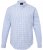 JP1880 Modern Fit Button-Down Collar Long Sleeve Check Shirt Light Blue - Ризи - мъжки ризи големи размери