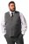 Men+ 668 Madrid Елек за костюм Антрацит - Костюми - мъжки костюми големи размери