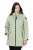 Ulla Popken 835132 Функционално яке HYPRAR с A-силует и подвижна качулка Светло градинскочаено - Якета - Дамски якета голям размер