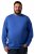Men+ 313 Тениска с дълъг ръкав bellyfit Кобалтовосиньо - Тениски - мъжки тениски големи размери