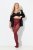 Ulla Popken 837870 Чорапогащник 100 den Виненочервено - Чорапогащници & чорапи - 