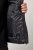 JAY-PI Lightly Quilted Jacket with a Hoodie Black - Якета - мъжки якета големи размери