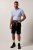 JP1880 Shirt Traditional Short Sleeve Checked Light Blue - Ризи - мъжки ризи големи размери