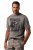 JP1880 Beer King Design Vintage Looking T-Shirt Gray - Тениски - мъжки тениски големи размери