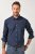 JP1880 Shirt Long Sleeve Kent Collar Navy - Ризи - мъжки ризи големи размери