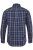 JP1880 Checked Shirt Long Sleeve Kent Collar Anthracite - Ризи - мъжки ризи големи размери