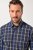 JP1880 Checked Shirt Long Sleeve Kent Collar Anthracite - Ризи - мъжки ризи големи размери