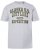 JP1880 T-shirt Short Sleeve Chest Print Grey Melange - Тениски - мъжки тениски големи размери