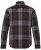 JP1880 Shirt Flannel Long Sleeve Dark Brown - Ризи - мъжки ризи големи размери