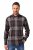 JP1880 Shirt Flannel Long Sleeve Dark Brown - Ризи - мъжки ризи големи размери