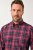 JP1880 Checked Shirt Long Sleeve Red - Ризи - мъжки ризи големи размери