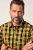 JP1880 Checked Shirt Long Sleeve Kent Collar Curry - Ризи - мъжки ризи големи размери