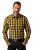 JP1880 Checked Shirt Long Sleeve Kent Collar Curry - Ризи - мъжки ризи големи размери
