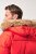 JP1880 Parka Quilted Faux Fur Hood Red - Якета - мъжки якета големи размери