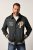 JP1880 Blouson Velour with Chest Embroidery Dark Green - Якета - мъжки якета големи размери