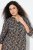Ulla Popken 842936 Рокля на райе с 3/4 ръкав Тъмносиньо - Вечерни рокли - Официални рокли за жени в макси размери