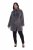 Ulla Popken 843003 Палто от изкуствен косъм с яка столче Сиво - Палта - Дамски палта в големи размери